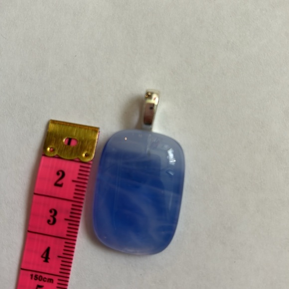 Blue stone pendant for necklace - Picture 3 of 8